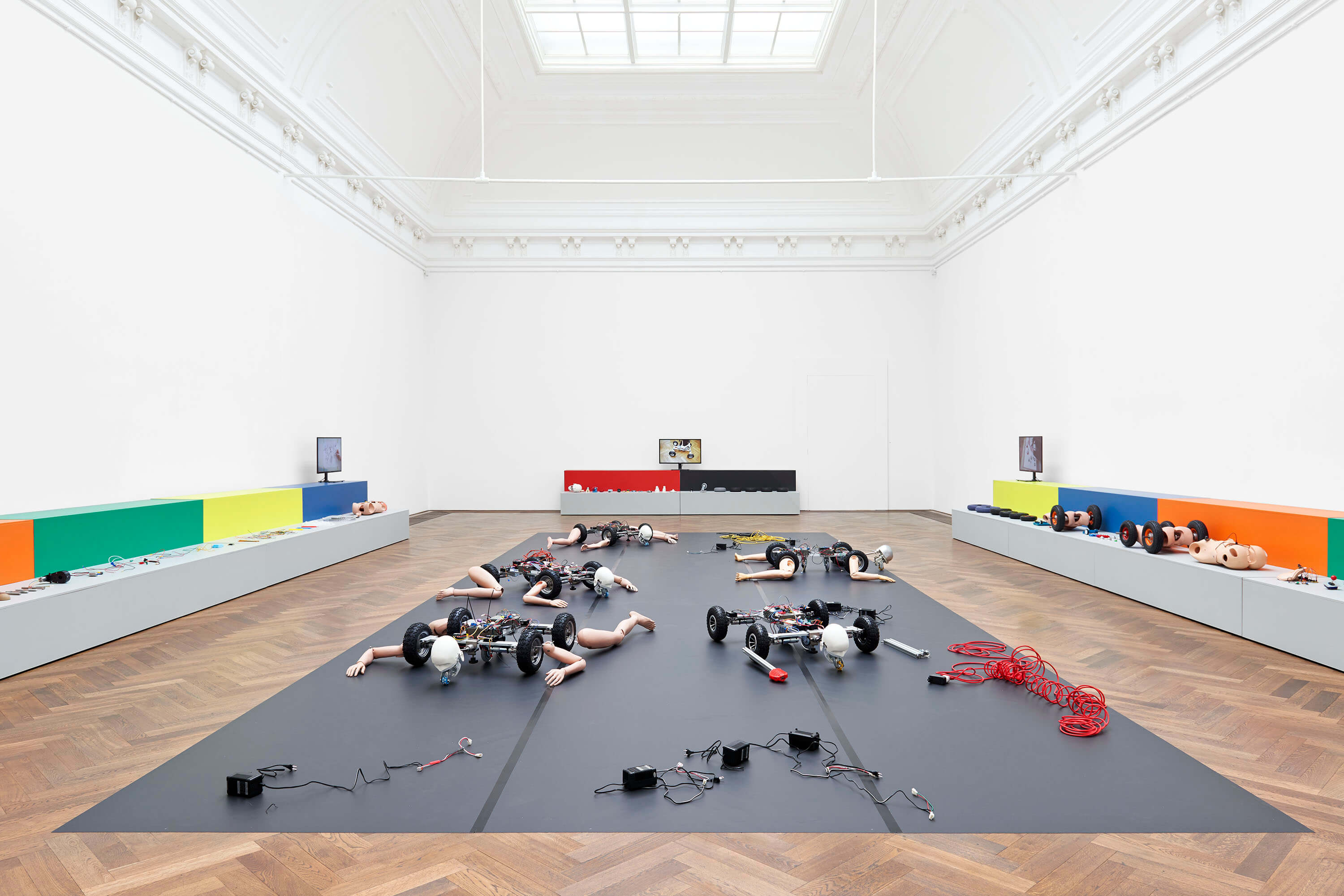 Geumhyung Jeong, installation view, Homemade RC Toy, Kunsthalle Basel, 2019. Photo: Philipp Hänger / Kunsthalle Basel